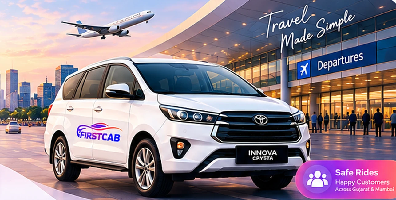 FirstCab Innova Crysta at airport - Travel Made Simple